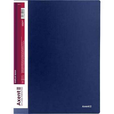 Папка с 30 файлами А4 (синий) 1030-02-A