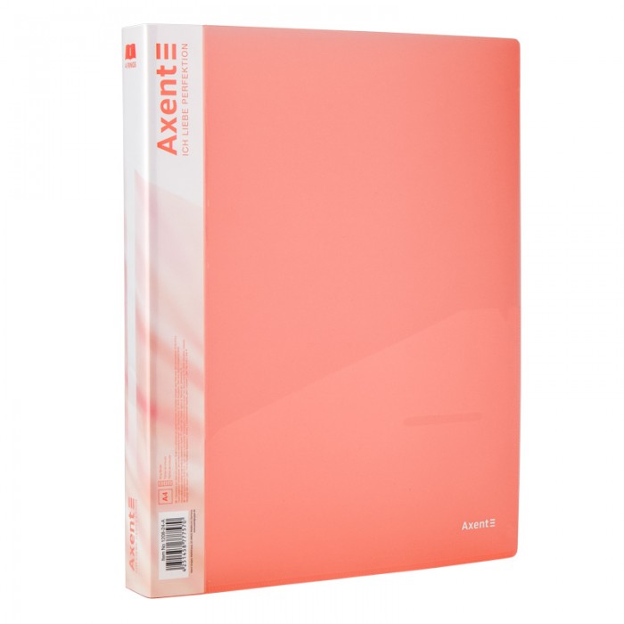 Папка на 4-х кільцях А4 (червоний) 1208-24-a