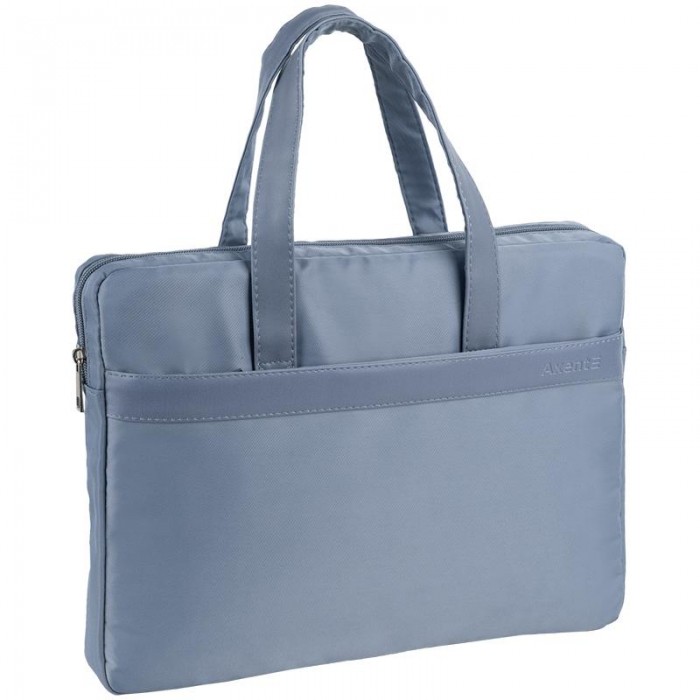 Сумка для документів текстильна А4, 1 відділення (блакитний)