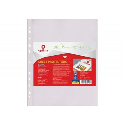 Файл А4+ 80мкм, прозорий 50шт/уп O35110