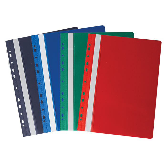 Швидкозшивач А4 з європерфорацією (асорті) bm.3331-99