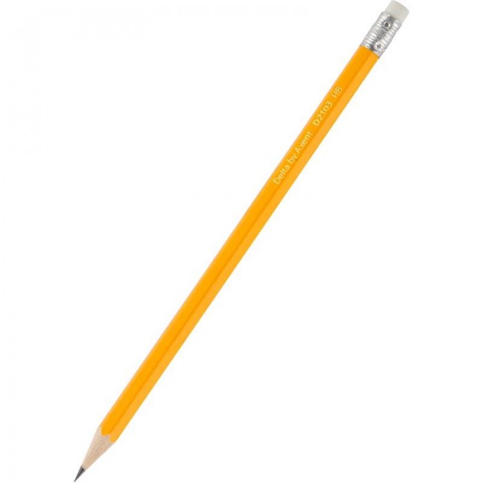 Олівець графітний з гумкою D2103