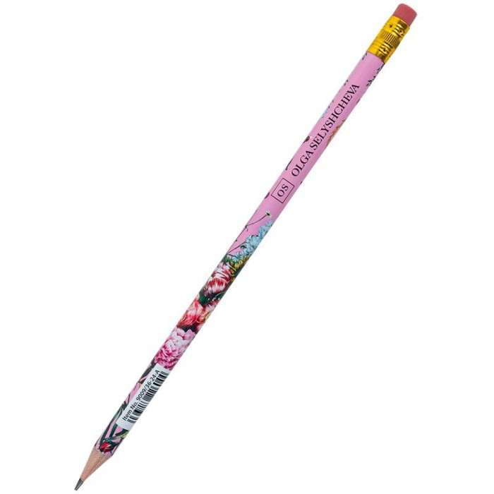 Карандаш графитный с ластиком НВ Olga Selyshcheva Summer
