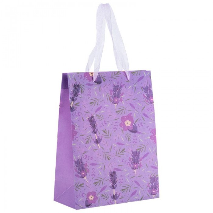 Пакет пластиковый подарочный 25х19x8.5см Lavender-1