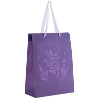 Пакет пластиковый подарочный 25х19x8.5см Lavender-2