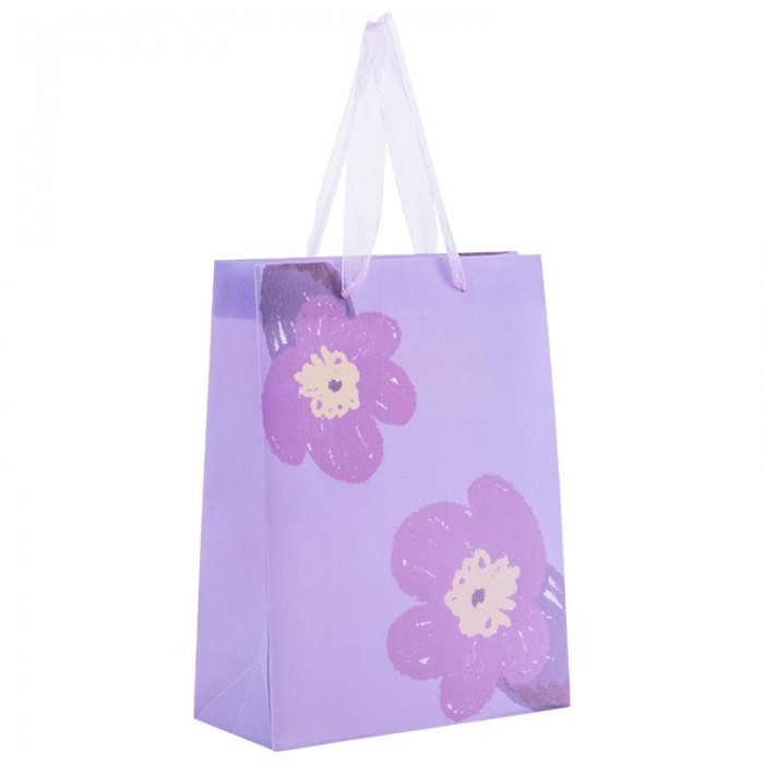 Пакет пластиковый подарочный 25х19x8.5см Lavender-4