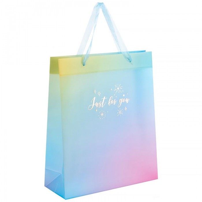 Пакет пластиковый подарочный 32х27x8.5см Just for you-1