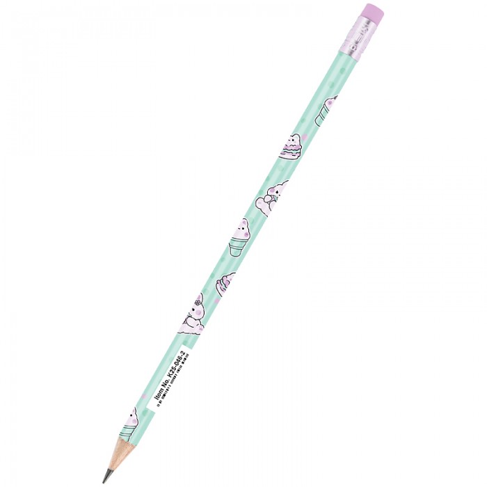 Олівець графітний з гумкою НВ Feel Good