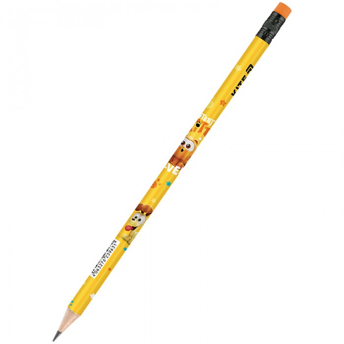 Олівець графітний з гумкою НВ Garfield