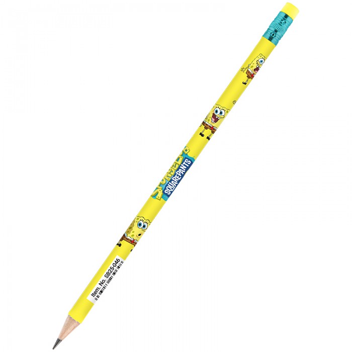Олівець графітний з гумкою НВ Sponge Bob