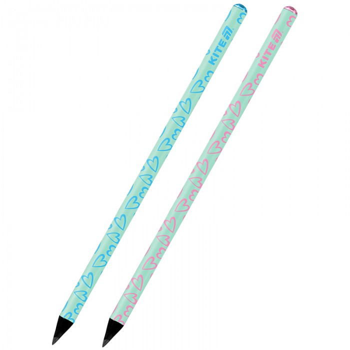 Олівець графітний без гумки з кристалом Hearts НВ