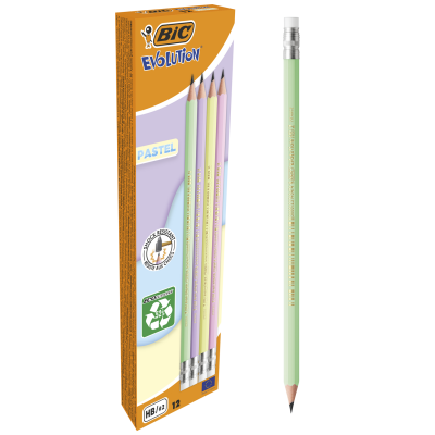 Карандаш Evolution Pastel с ластиком HB 