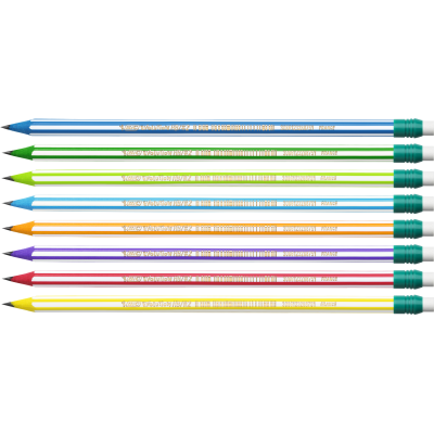 Карандаш Evolution Stripes с ластиком 