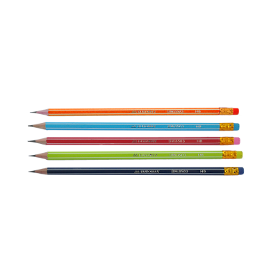 Олівець графітний з гумкою НВ Graphitete (12шт) bm.8503
