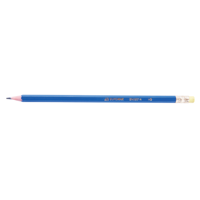 Олівець графітний НВ з гумкою bm.8514 (100)