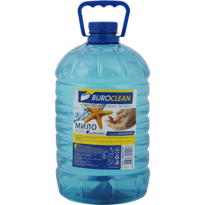 Мило рідке BUROCLEAN Морський бриз 5л. 