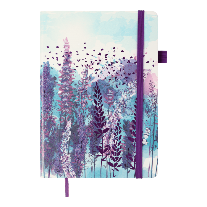 Блокнот діловий Cherie А5, 96арк. фіолетовий (клітинка) BM.295105-07