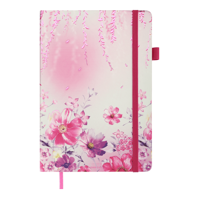 Блокнот діловий Cherie А5, 96арк. рожевий (клітинка) BM.295105-10