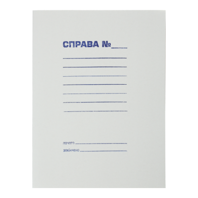 Папка "Дело" картонная, без скоросшивателя А4,  bm.3335