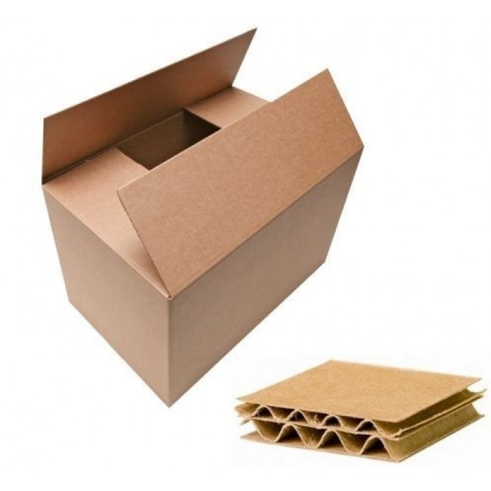 Коробка картонна, п'ятишарова на 25кг (600х400х400)