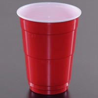 Стакан Party Red Cup Huhtamaki PS 400+мл., (20шт)