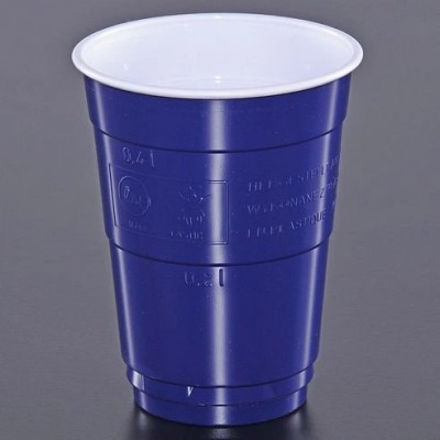 Стакан Party Blue Cup Huhtamaki PS 400+мл., (50шт)