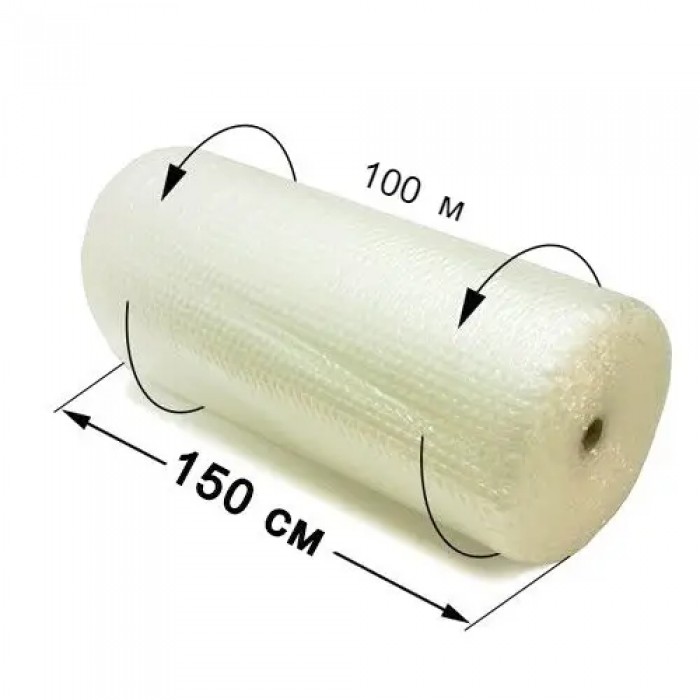 Повітряно-бульбашкова плівка (65 мк) 150 см × 100 м