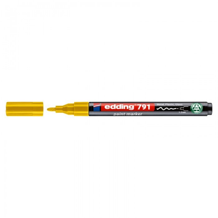 Лак-маркер Paint, 1-2мм (жовтий) e-791/05n