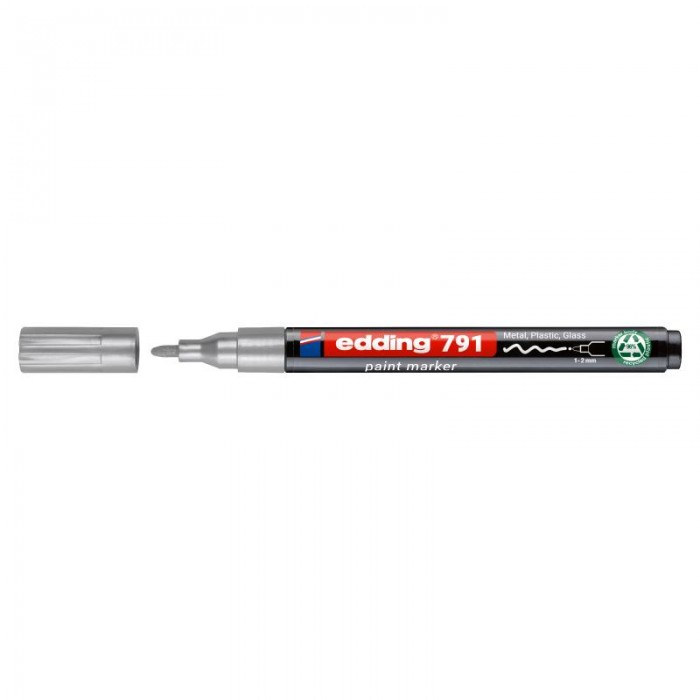 Лак-маркер Paint, 1-2мм (срібний) e-791/54n