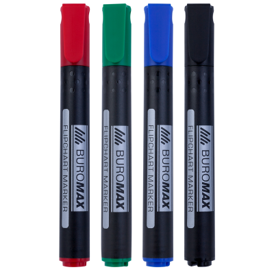 Набір маркерів для фліпчартів (4 кольори) BM.8810-94