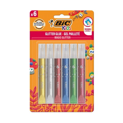 Клей Metallic Glitter (6 шт) в блистере
