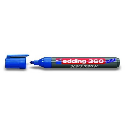 Маркер для сухостираємих дошок Board (синій) E-360/03