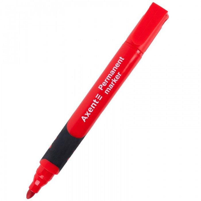 Маркер Permanent Comfort Grip 2мм (червоний)