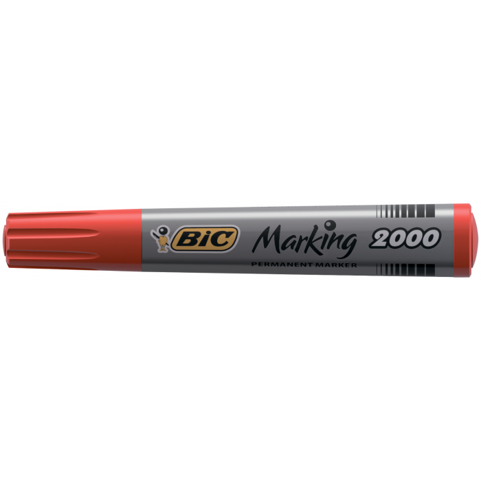 Маркер перманентный водостойкий BIC 1,7мм (красный) 