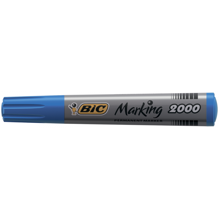 Маркер перманентный водостойкий BIC 1,7мм (синий) 