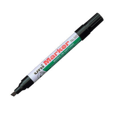 Маркер перманентный Marker 1-5мм (черный)