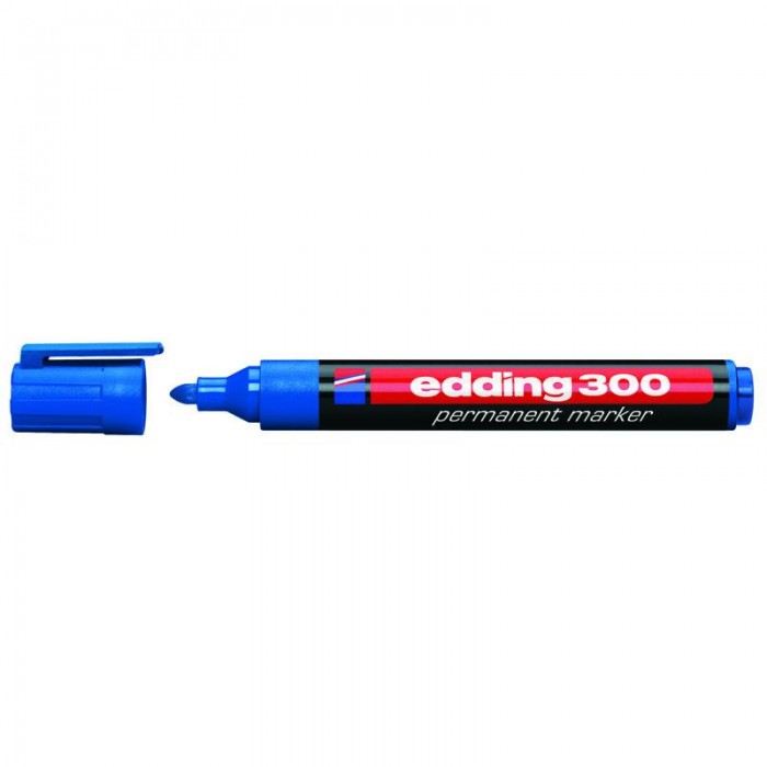 Маркер Permanent 1,5-3мм (синий) E-300/03