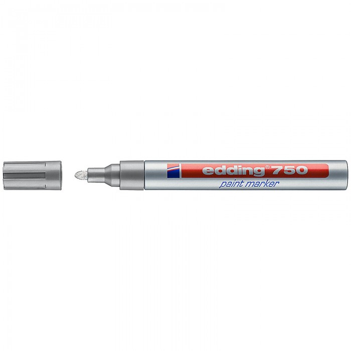 Маркер термостійкий Paint, 2-4мм.,(срібний) e-750