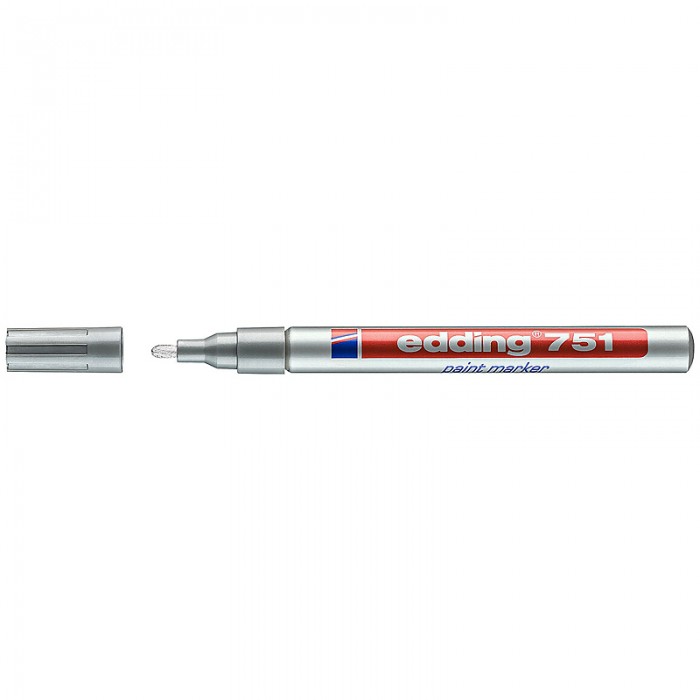 Маркер Paint 1-2мм.,(срібний) e-751