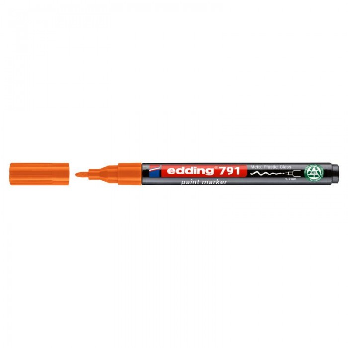 Лак-маркер Paint, 1-2мм (помаранчевий) e-791/06n