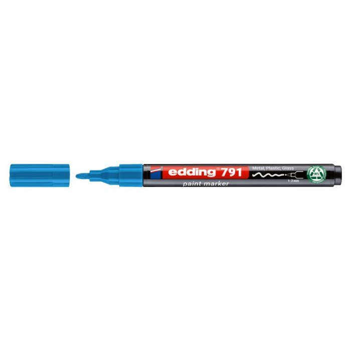 Лак-маркер Paint, 1-2мм (блакитний) e-791/10n