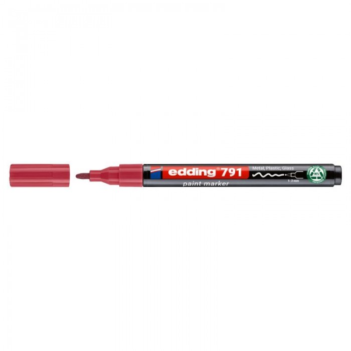 Лак-маркер Paint, 1-2мм (рожевий) e-791/09n