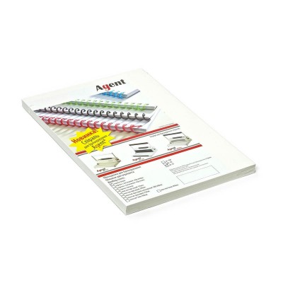 Обложки картонные Optimal Light А3, 250г. (25шт) белые