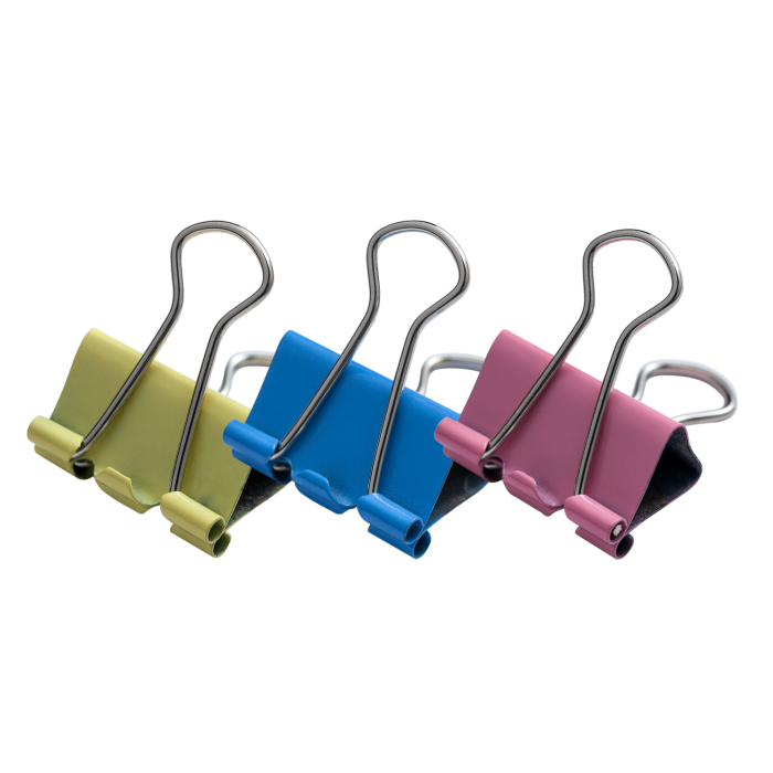 Биндеры цветные, 19мм bm.5355 