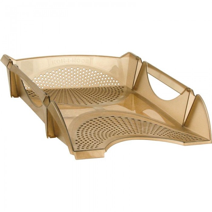 Лоток горизонтальний Універсал (прозорий коричневий) 754143