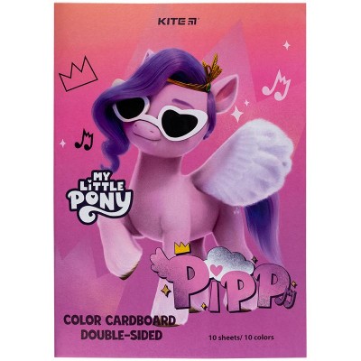 Набор цветного картона My Little Pony А4 (10 цветов) 