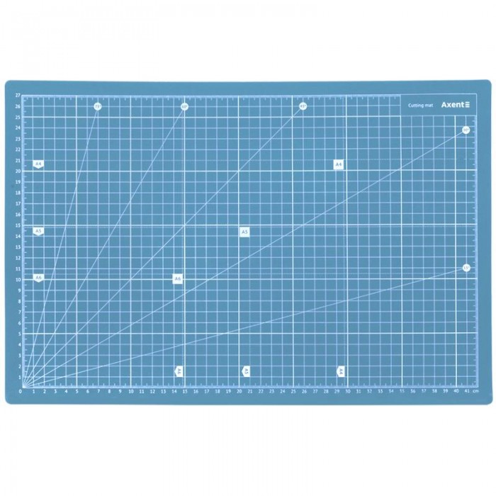 Килимок самовідновлювальний для різання, А3 (блакитний) 7902-07-A