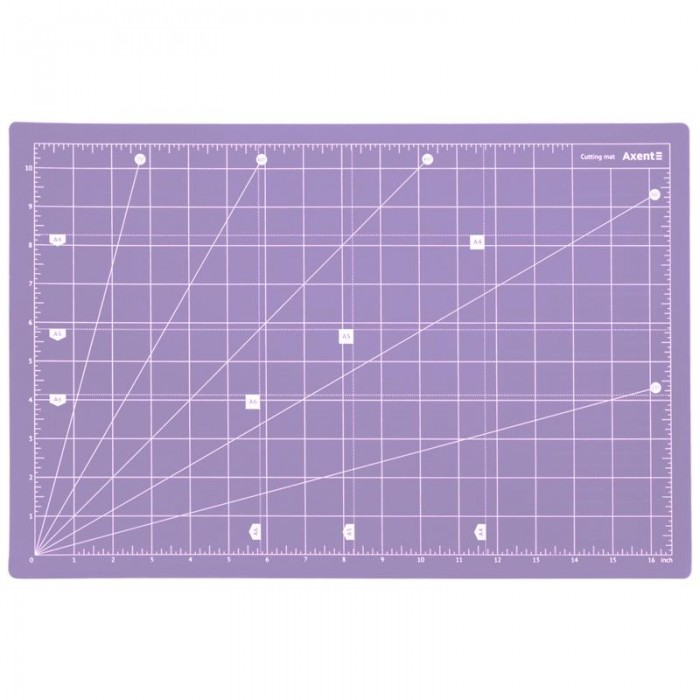 Килимок самовідновлювальний для різання, А3 (бузковий) 7902-36-A