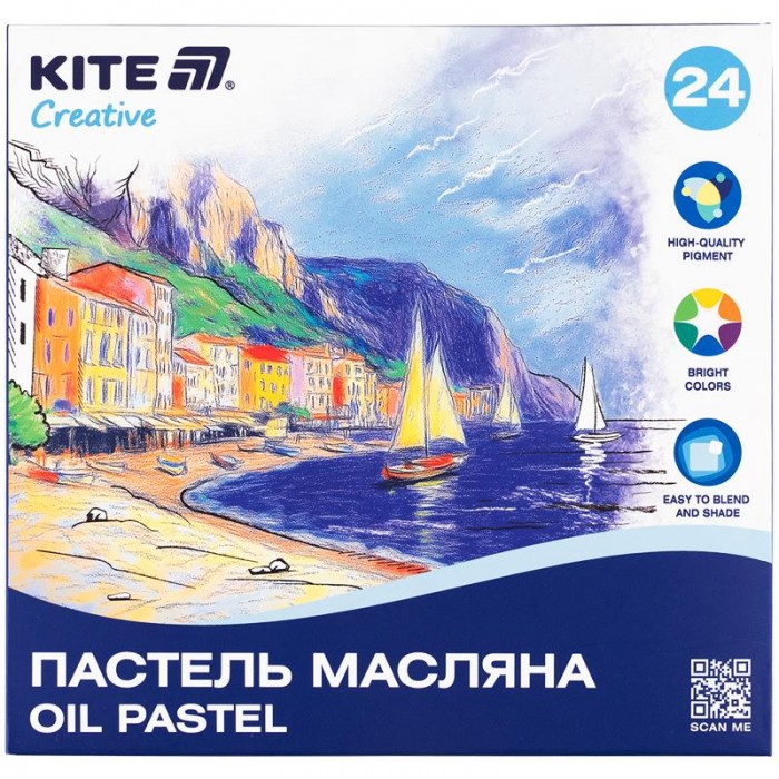 Пастель масляна Creative (24 кольори)