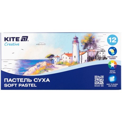Пастель сухая Creative (12 цветов)